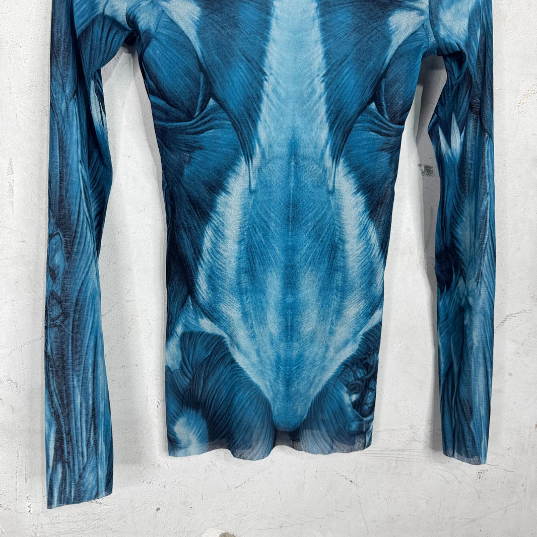Jean Paul Gaultier Muscle Anatomy Sheer Shirt