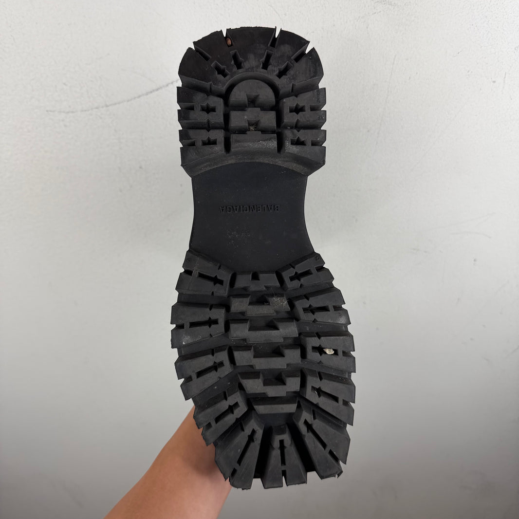 Balenciaga Black Trooper Boots