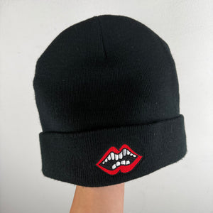 Chrome Hearts Black Chomper Beanie