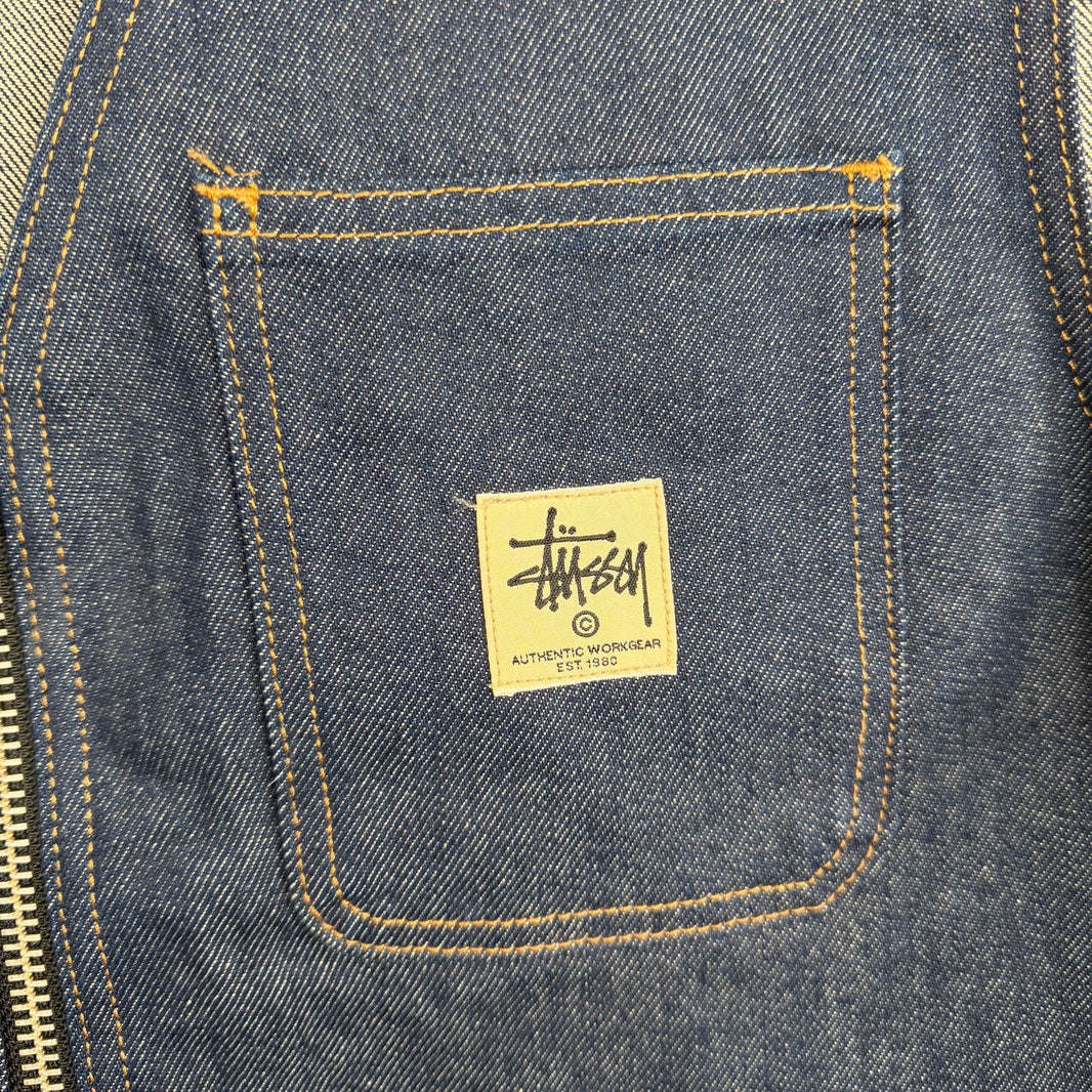 Stussy Denim Zip Vest