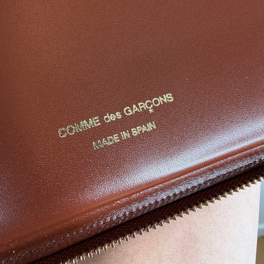 CDG Brown Clutch Bag