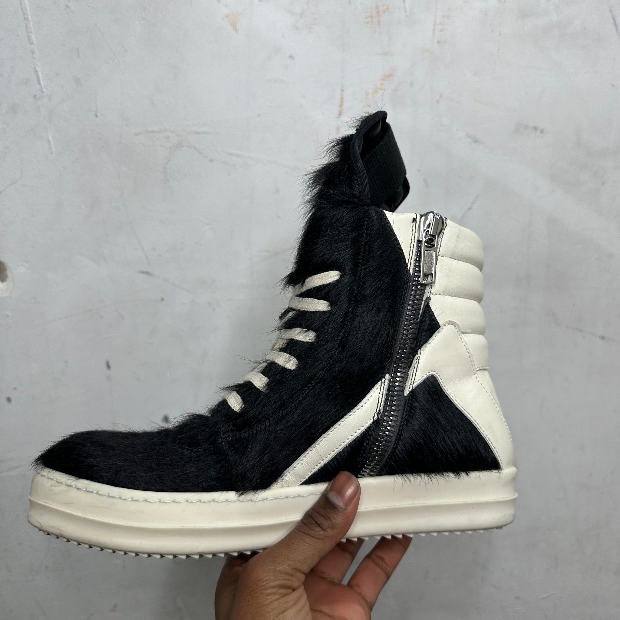 Rick Owens Pony Hair Geobasket www.Lukes.store