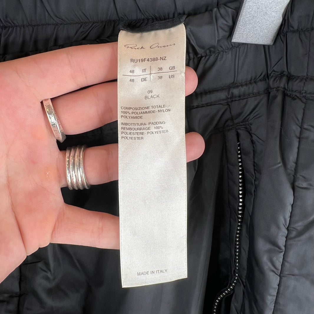 Rick Owens Black Track Pants