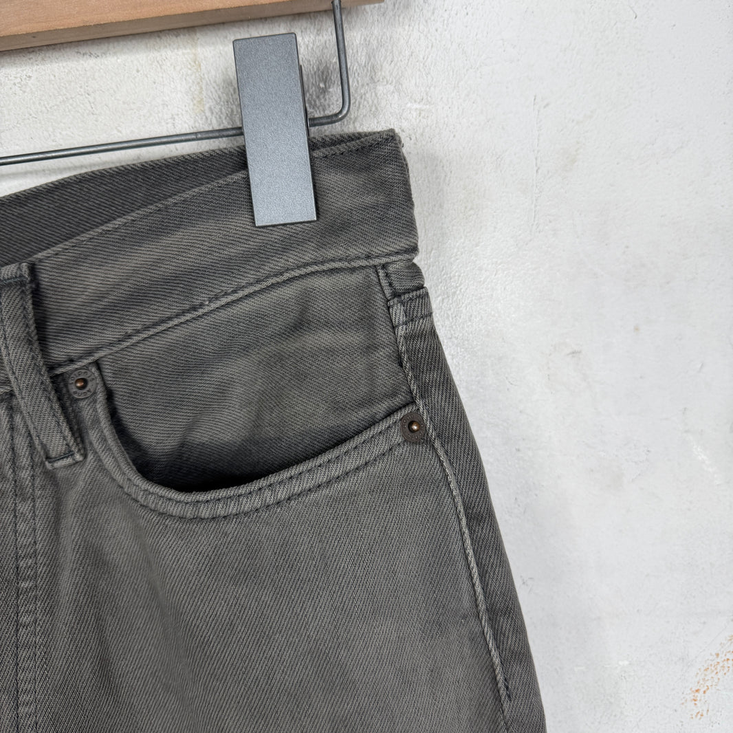 Acne Studios Altered Gray Wide Leg Jeans