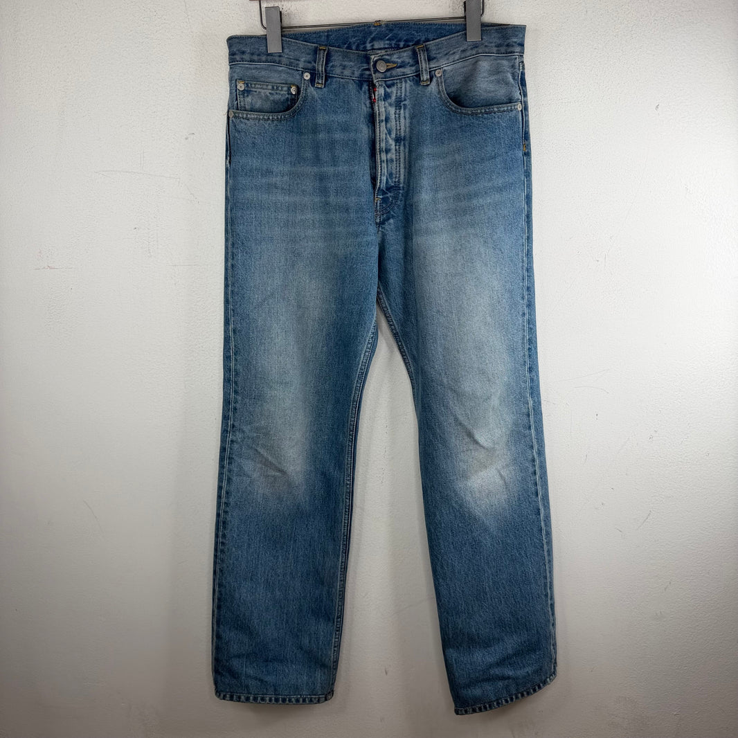 Margiela Blue Wash Straight Leg Jeans