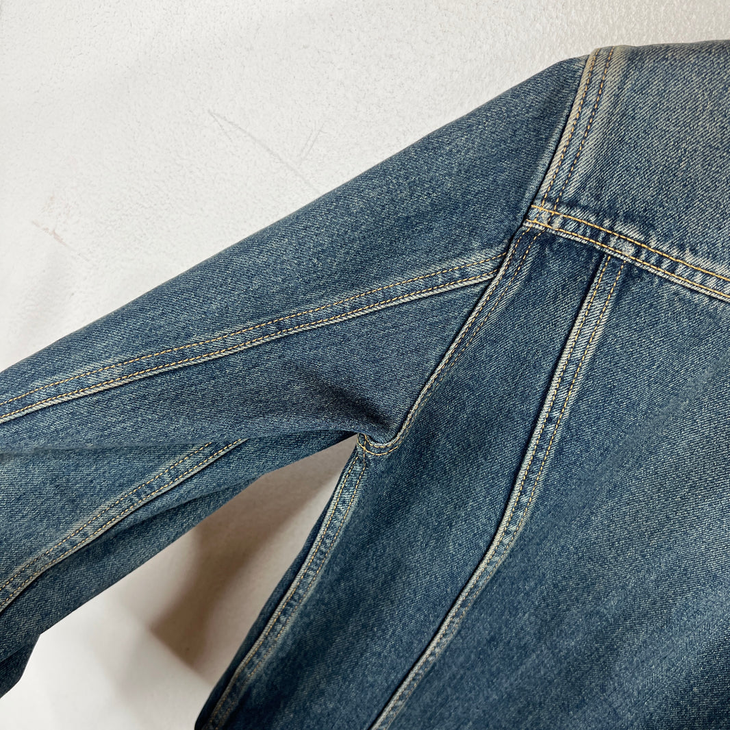 Saint Laurent 2016 Mud Wash Denim Jacket