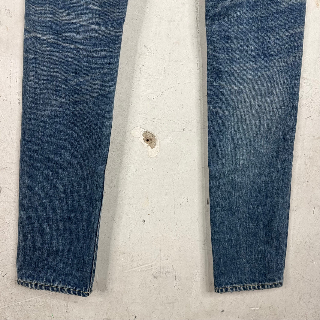 Visvim Social Scrupture Repaired Slim Jeans