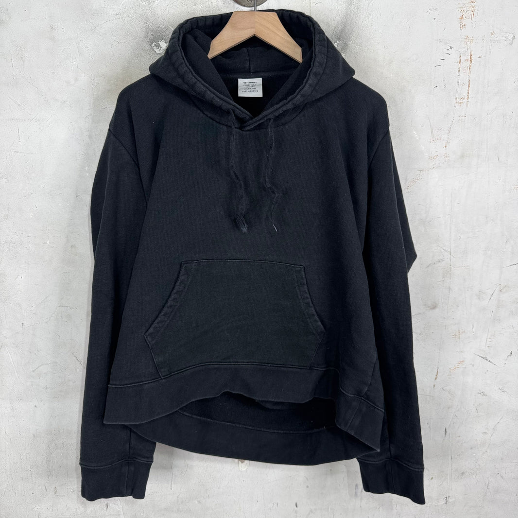 Vetements Hunch Shoulder Logo Hoodie