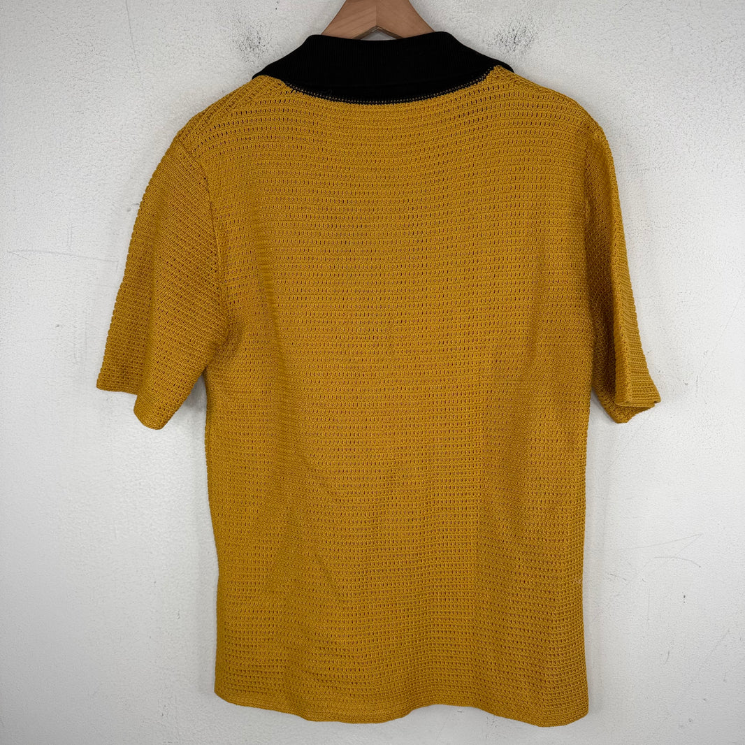 Jil Sander Collar V-Neck Knit Shirt
