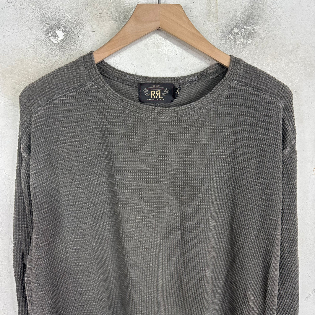 RRL Grey Thermal Shirt