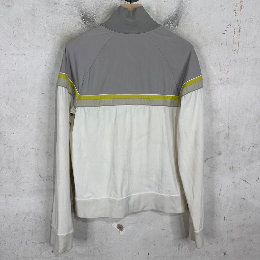 Prada Paneled Red Bar Track Jacket