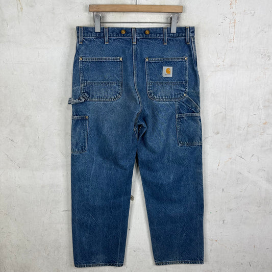 Vintage Carhartt Faded Denim Double Knees