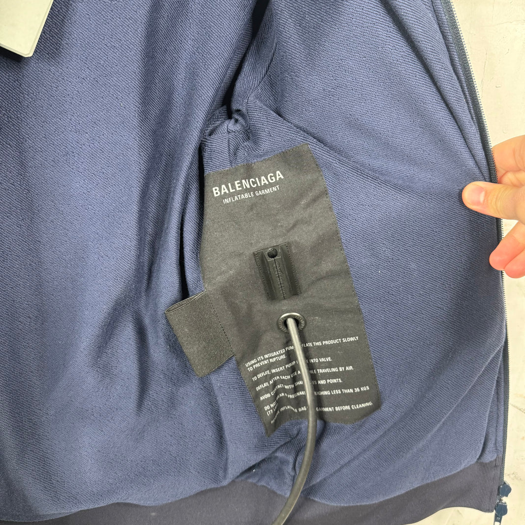 Balenciaga Inflatable Zip-Up Hoodie