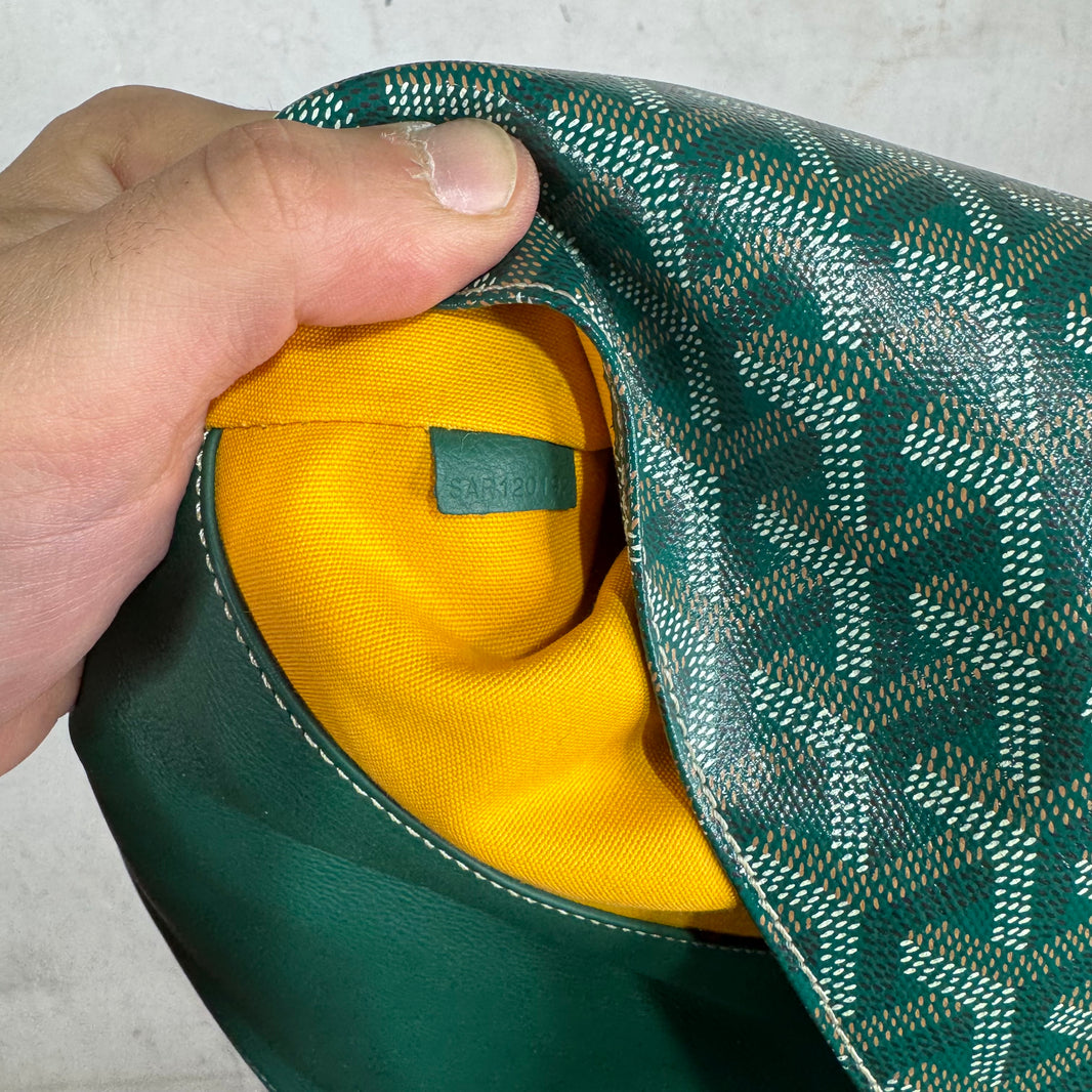 Goyard Green Sainte Marie Foldable Pouch