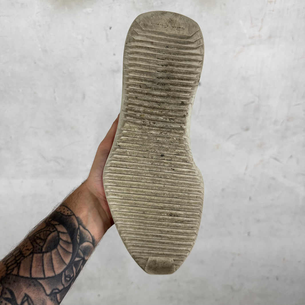 Rick Owens Crinkled Leather Runners