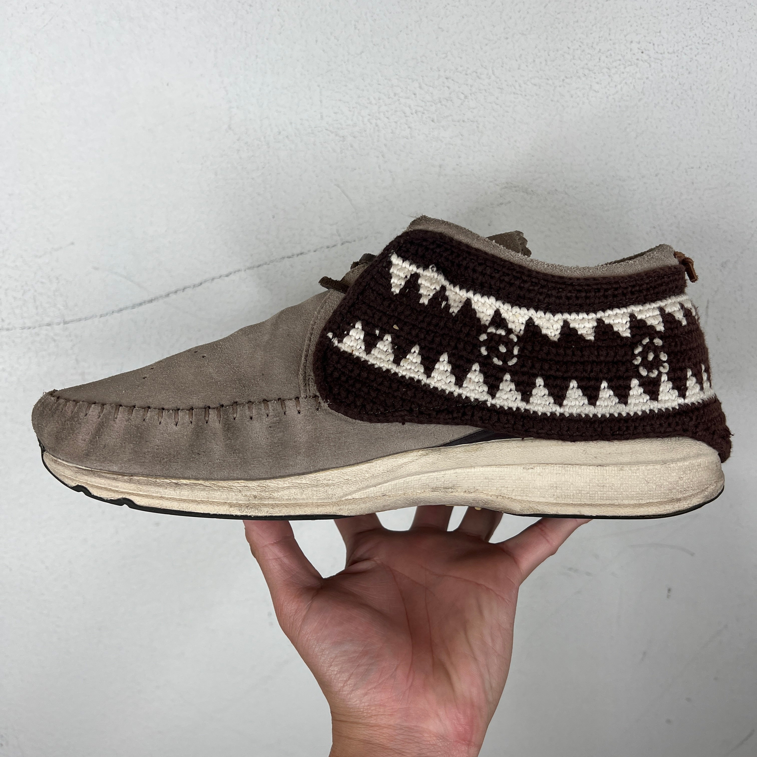 Visvim Grey Suede Woven FBT Sneakers – www.Lukes.store