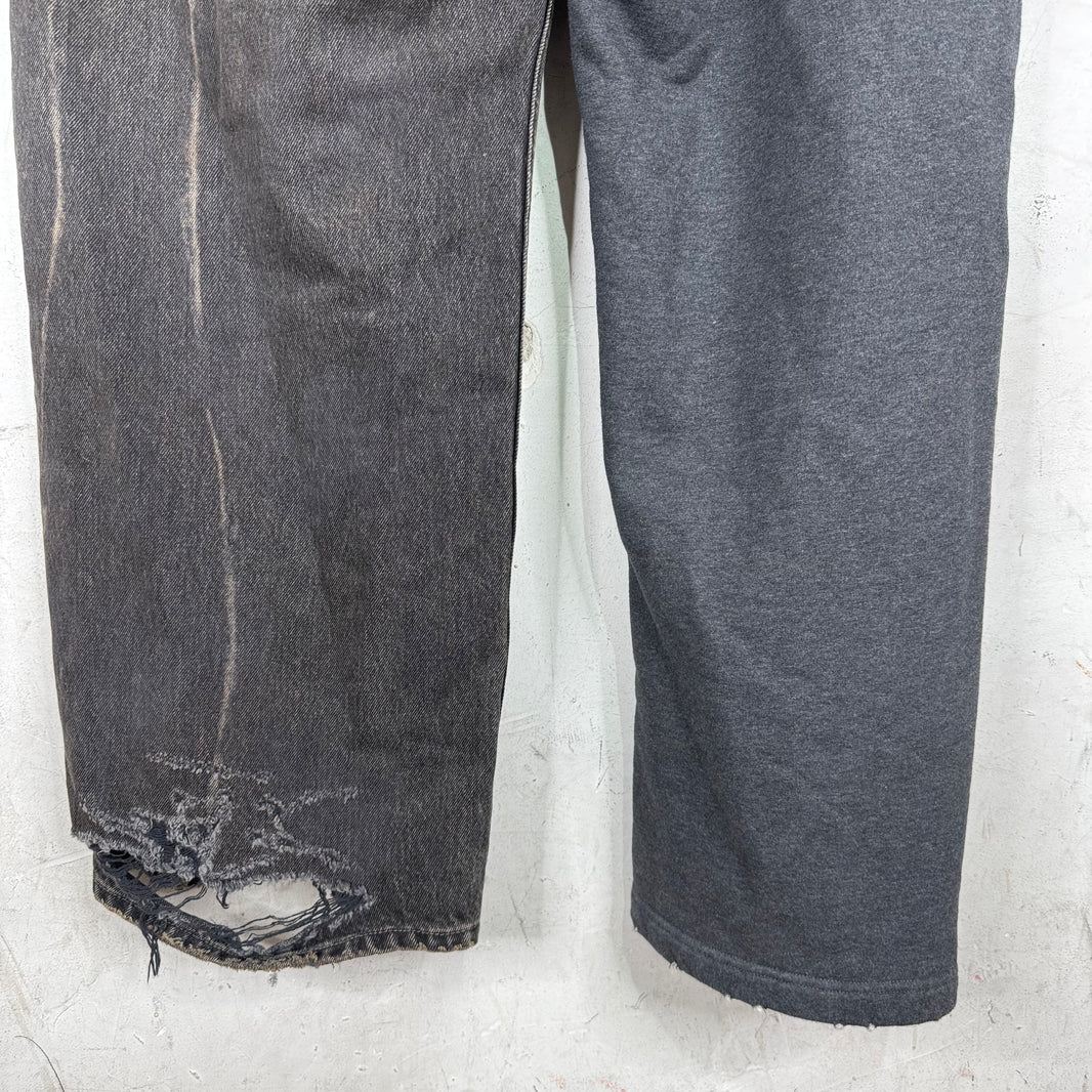 Balenciaga 50/50 Hybrid Baggy Pants