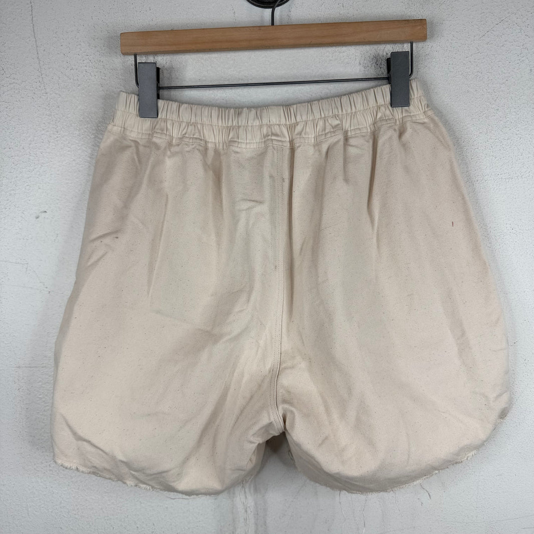 Rick Owens Natural Canvas Boxer Shorts