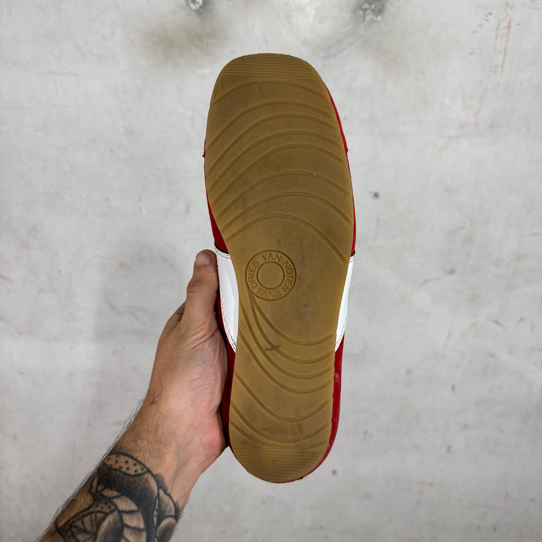 Dries Van Noten Red Driver Sneakers