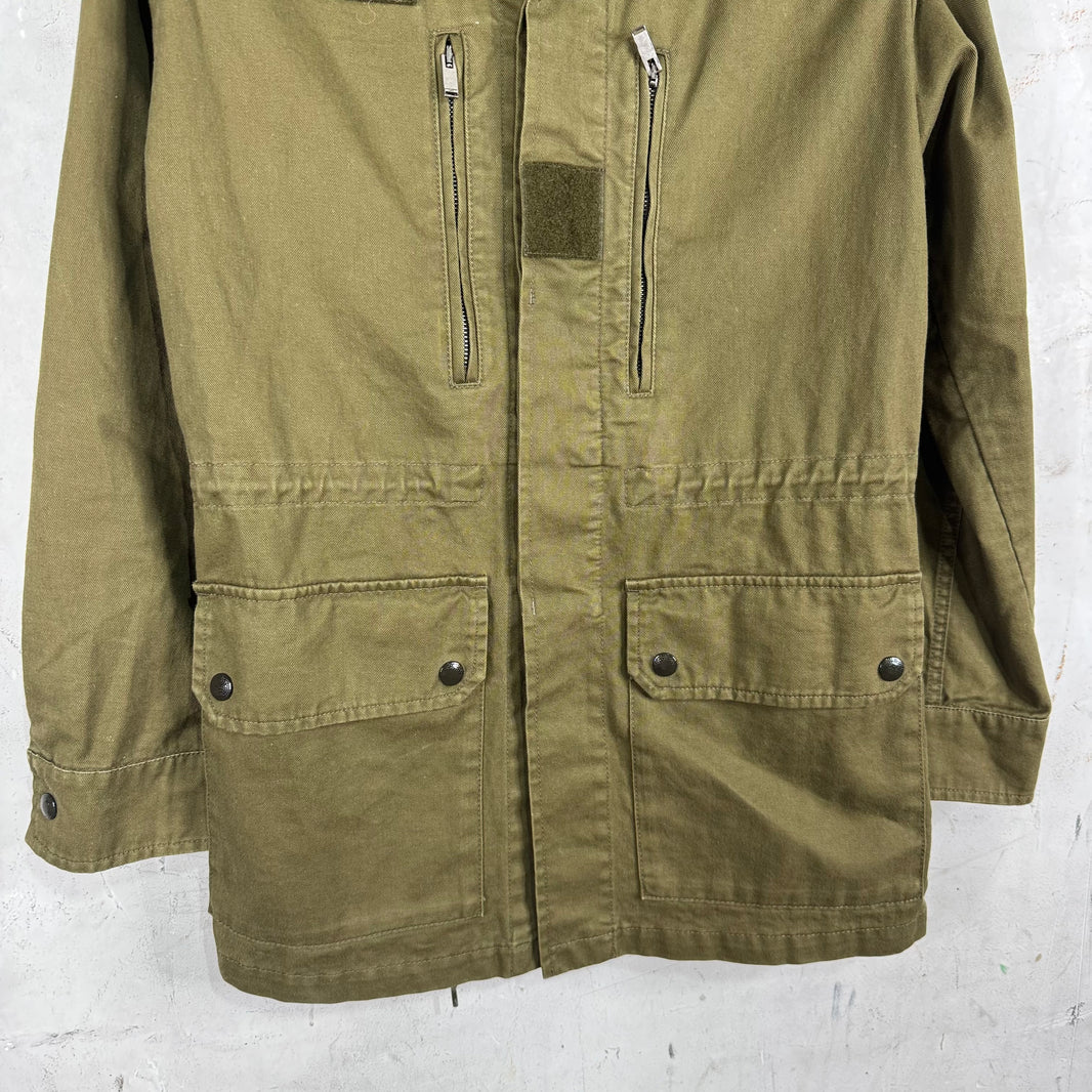 Saint Laurent Olive Womens Military M-65 Jacket