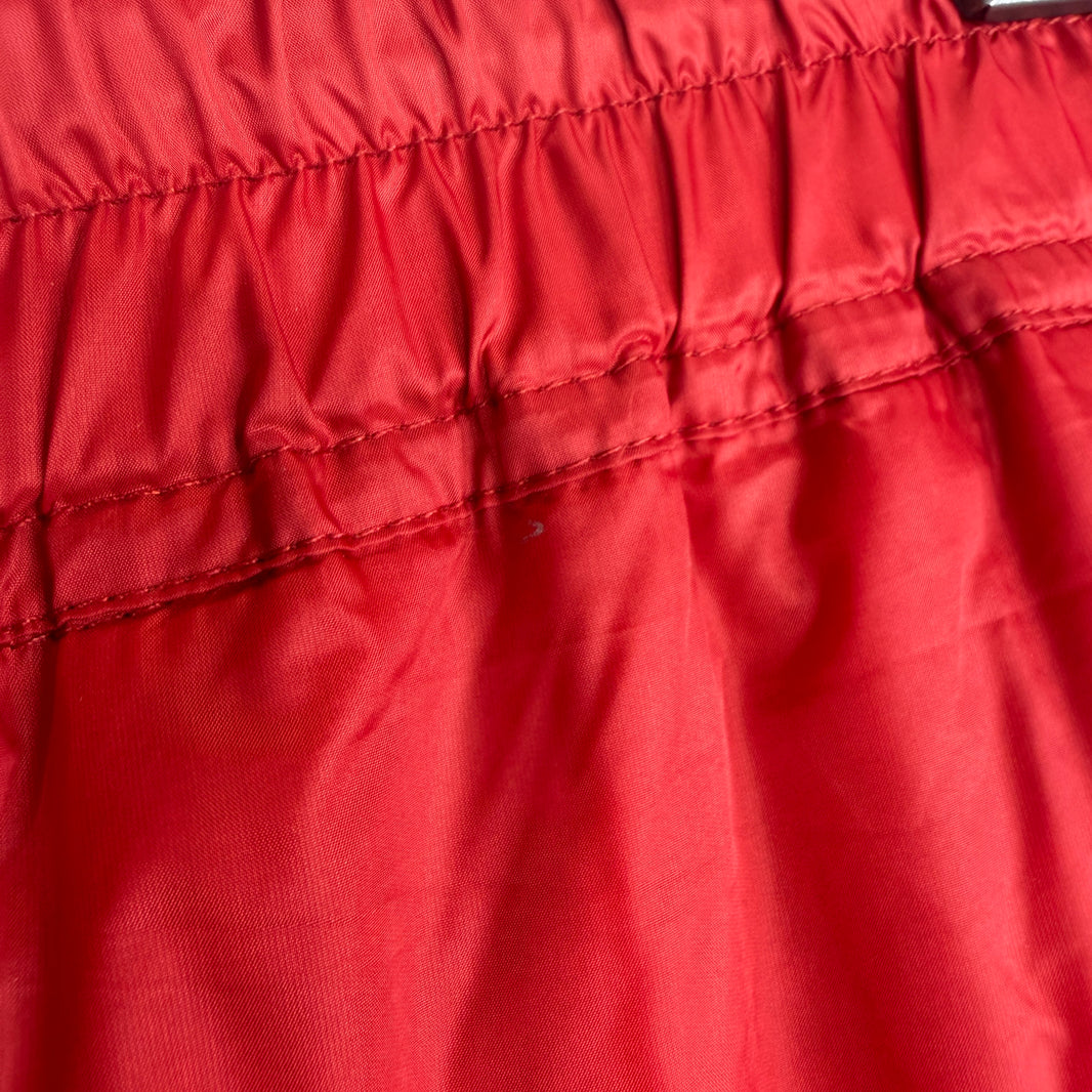 Rick Owens Larry Cardinal Red Track Pants