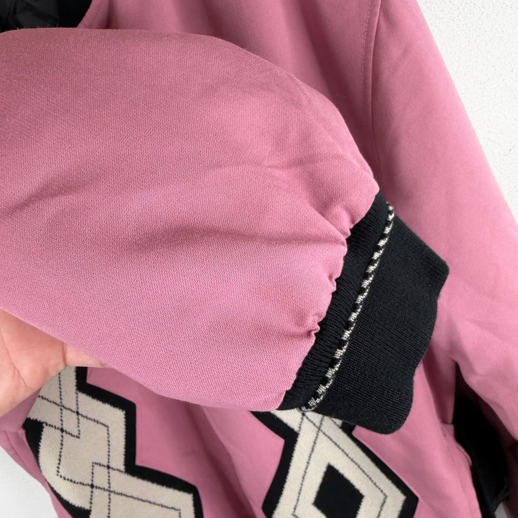 Supreme Pink Argyle Bomber Jacket