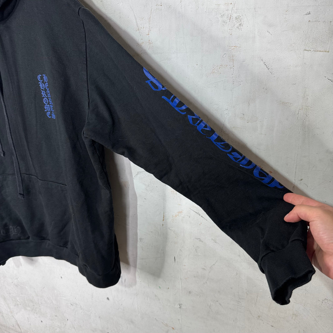 Chrome Hearts Blue Script Pullover Hoodie