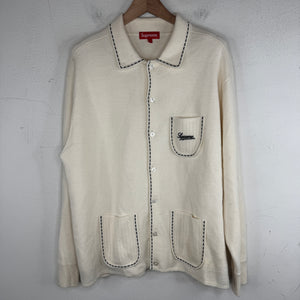 Supreme Cream Stitch Cardigan