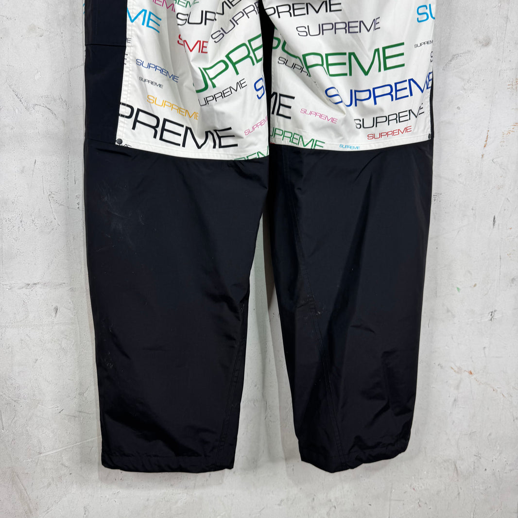 Supreme x TNF Multicolor Script Shell Pants