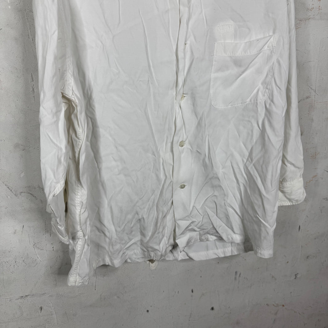 Y’s For Men White Button-Up Shirt