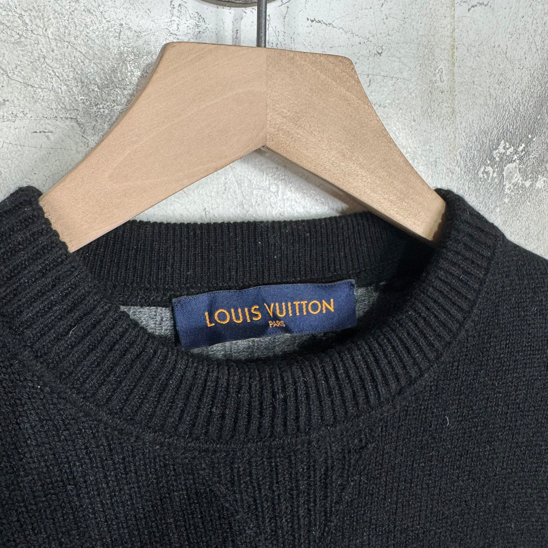 Louis Vuitton Graphite Monogram Cashmere Sweater