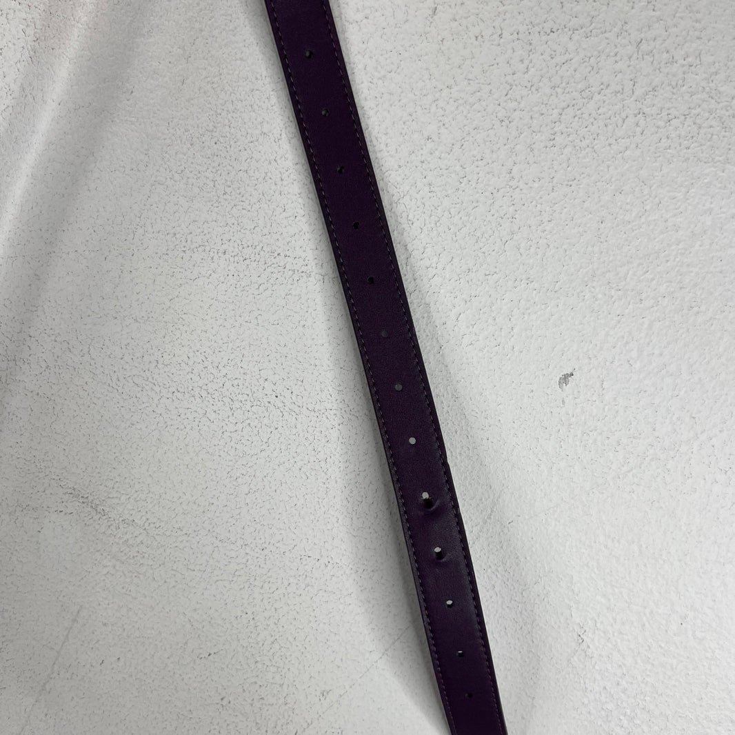 Telfar Logo Purple Belt