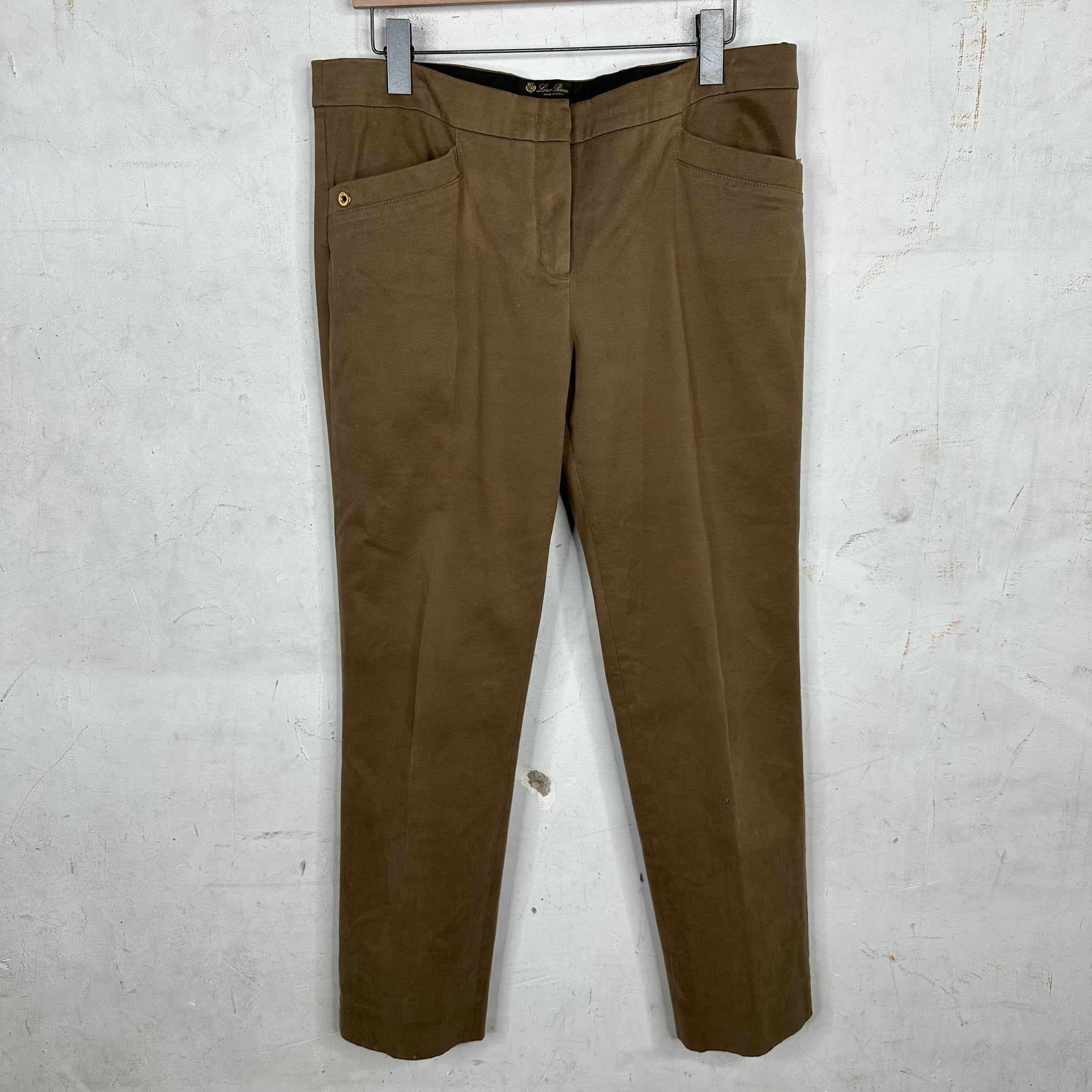 Loro Piana Low Rise Pleated Slacks