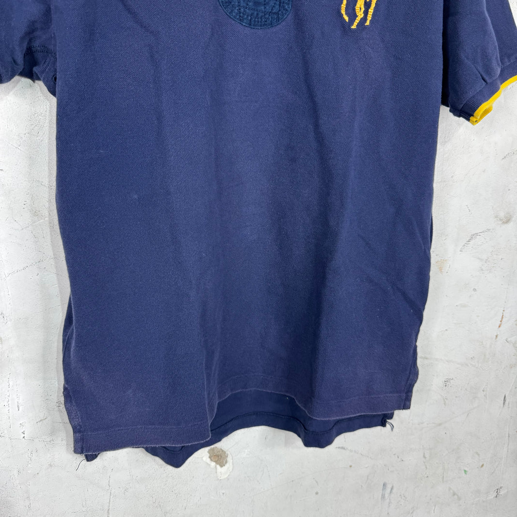Ralph Lauren Navy Club Crest #2 Big Pony Polo