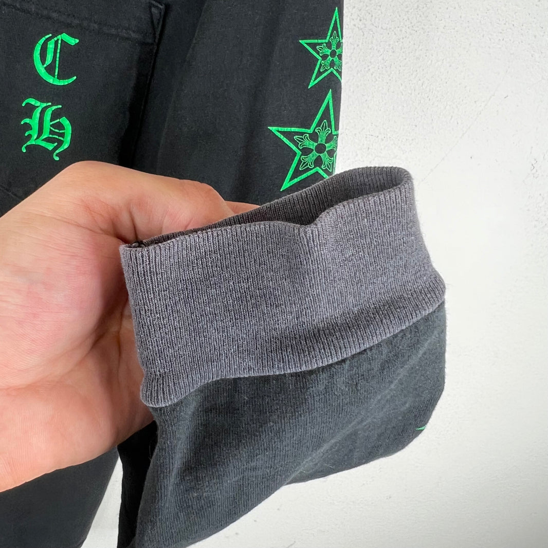 Chrome Hearts Vintage Green Star L/S T-Shirt