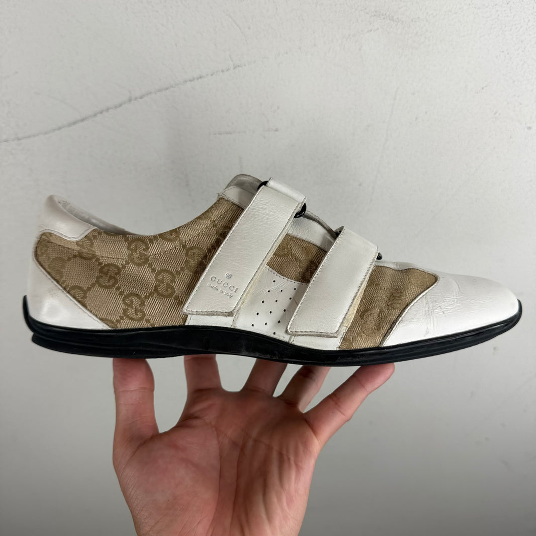 Gucci Vintage Double Velcro Guccissima Sneakers