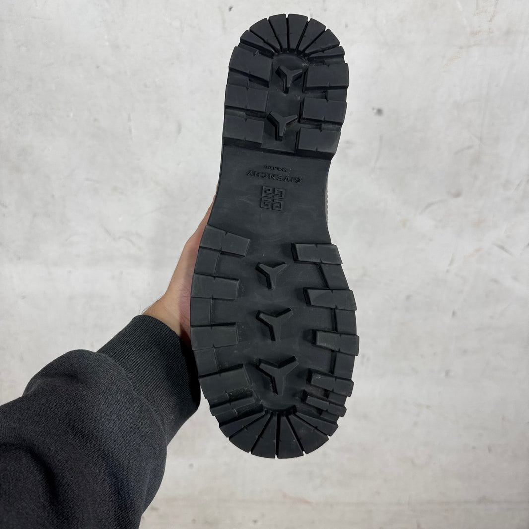 Givenchy Black Leather Work Boots