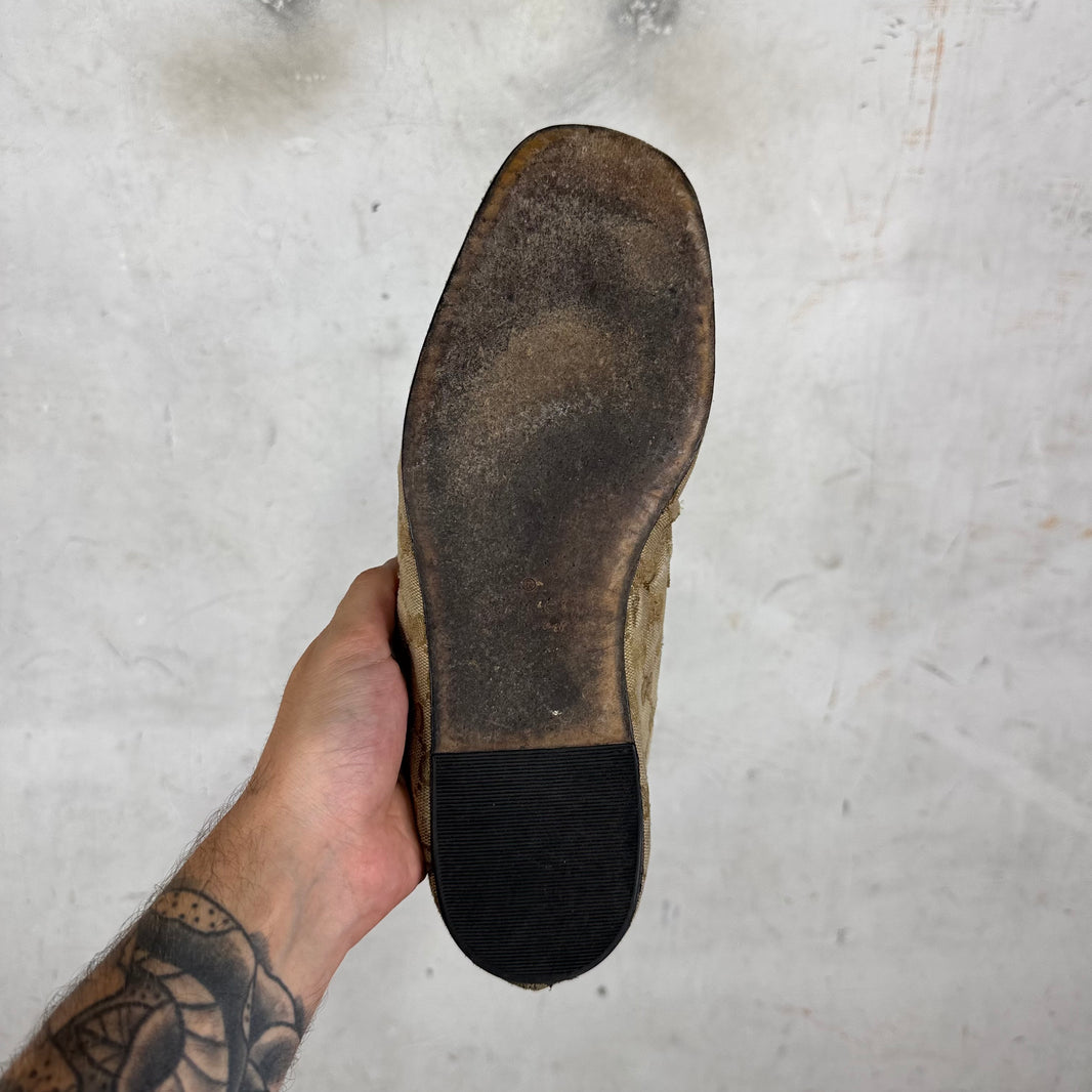 Gucci Canvas Monogram Ragazzo Mules
