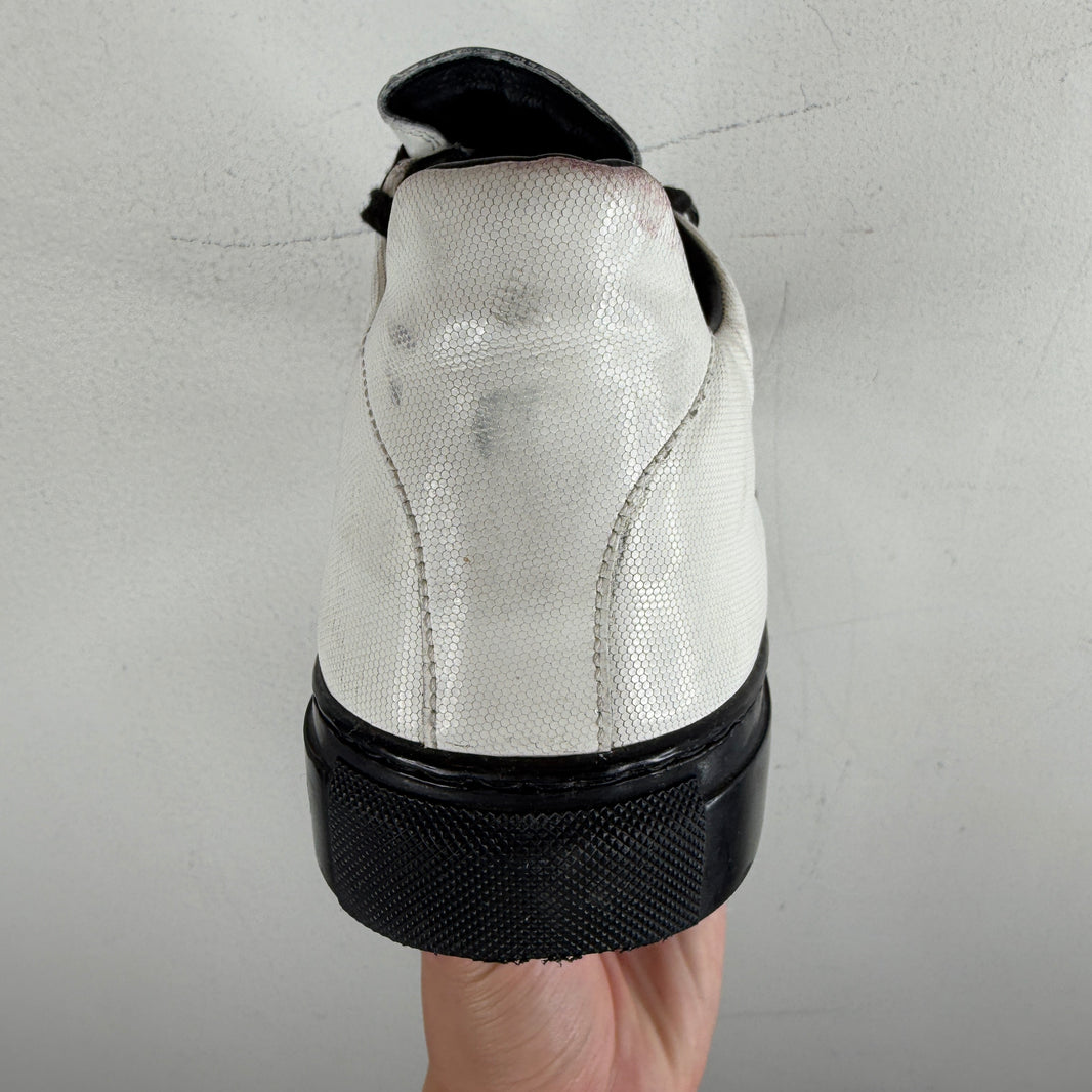 Balenciaga White Lowtop Arena Sneakers