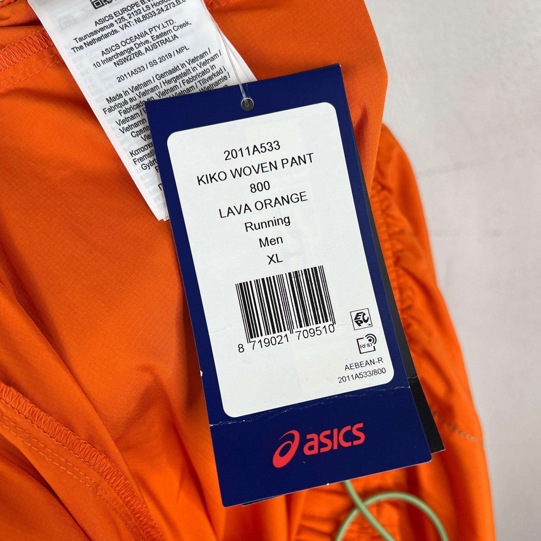 Kiko Kostadinov Asics Orange Track Pants