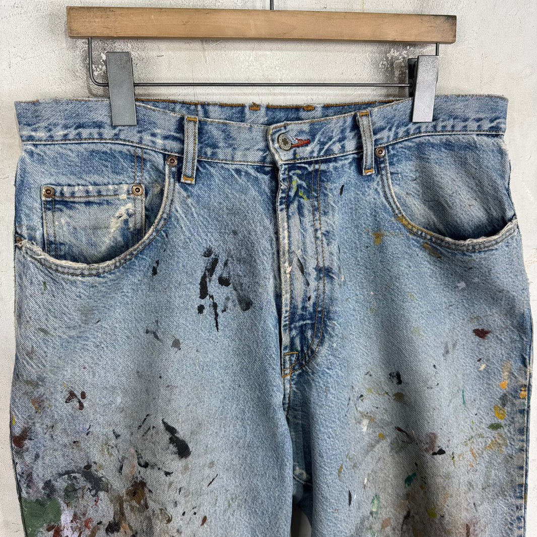 Vintage Lucky Brand Painter Distressed Jeans
