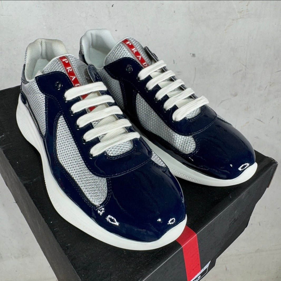 Prada Navy Patent Americas Cup