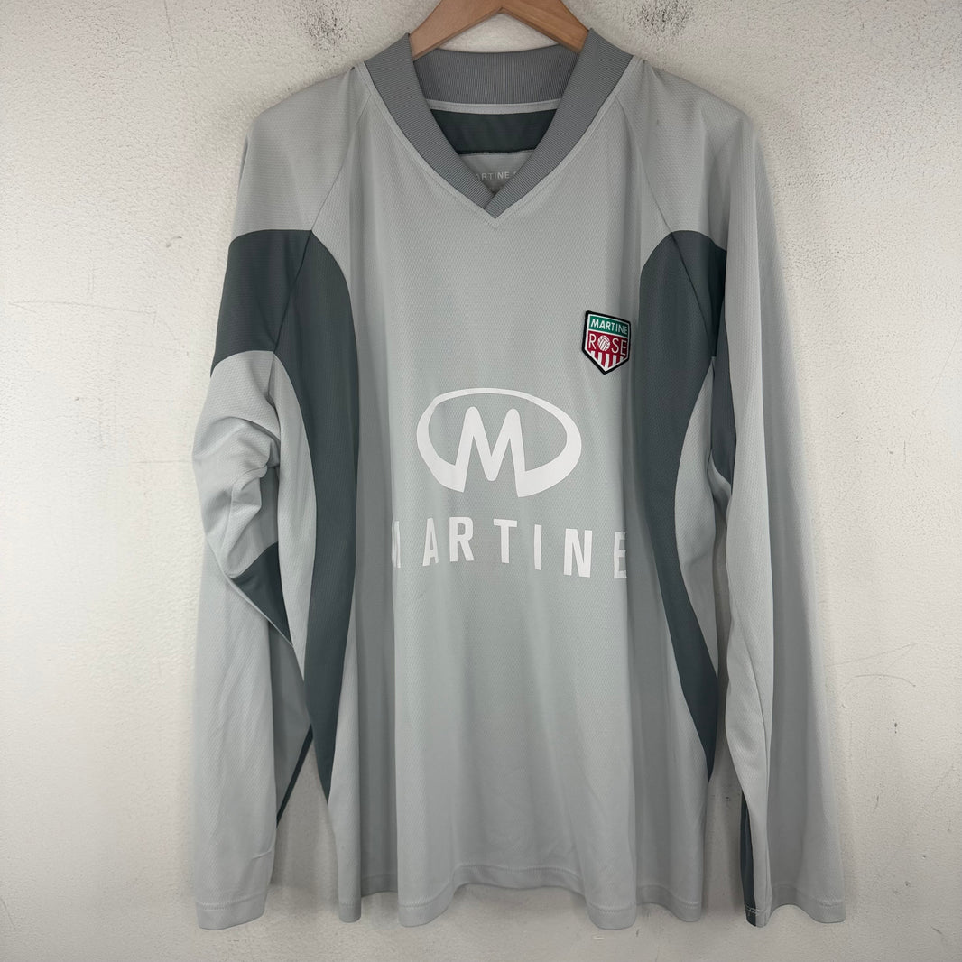 Martine Rose Gray L/S Jersey Shirt