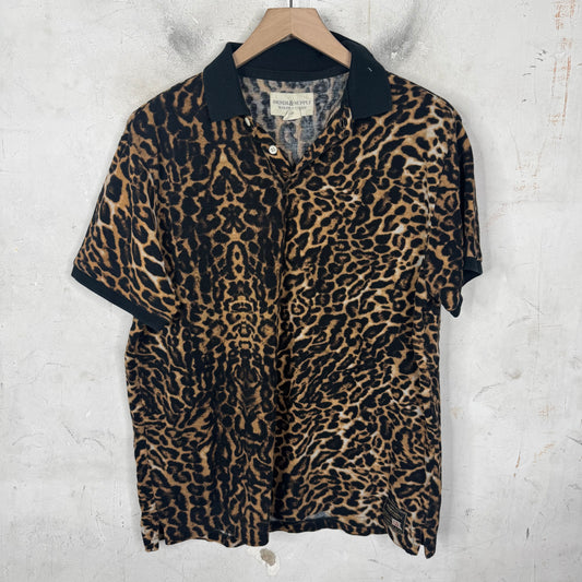 Denim And Supply Cheetah Polo Shirt