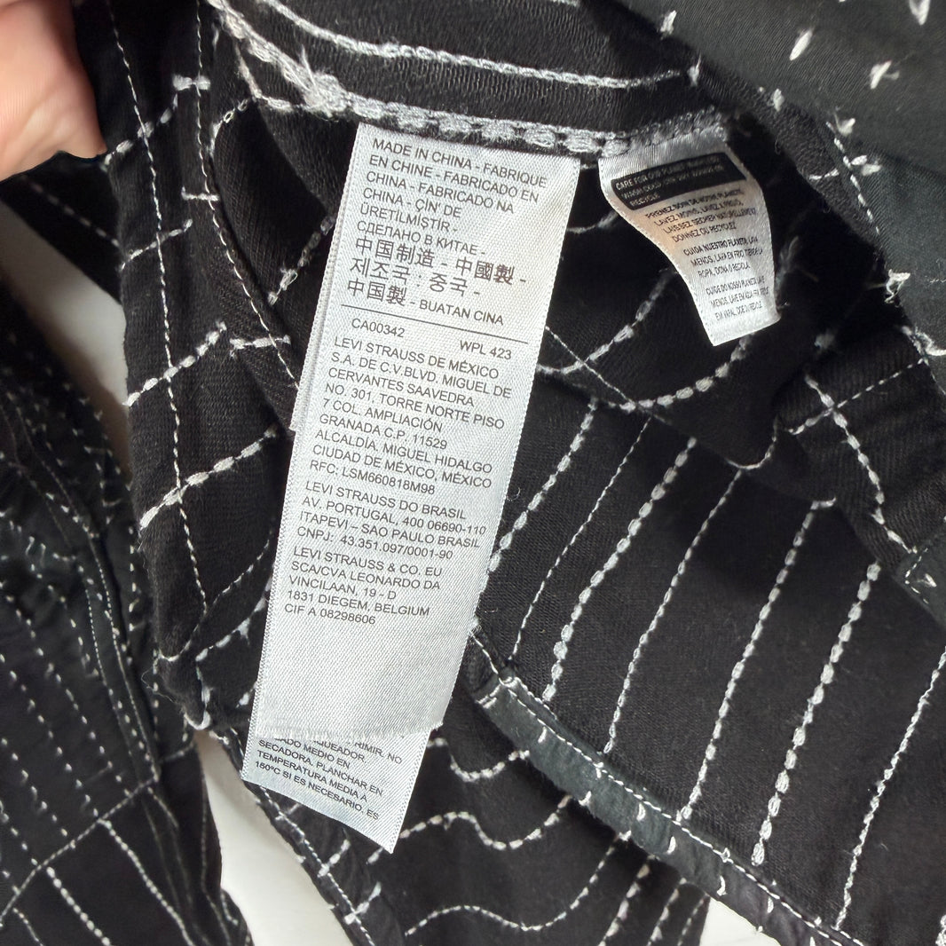 Denim Tears Levi's Quilted Snap Button Shirt