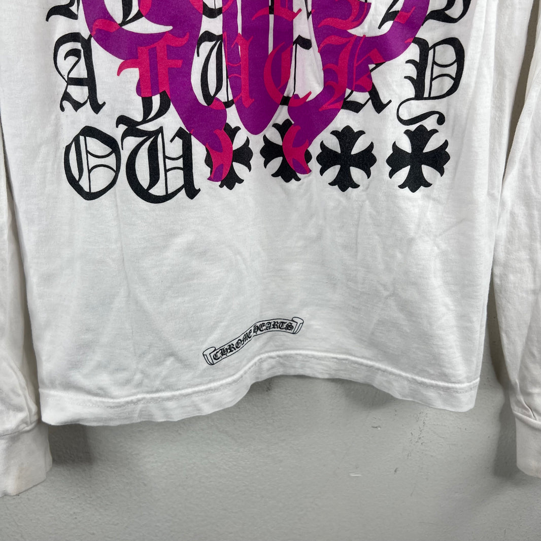 Chrome Hearts Eyechart Dagger L/S T-Shirt