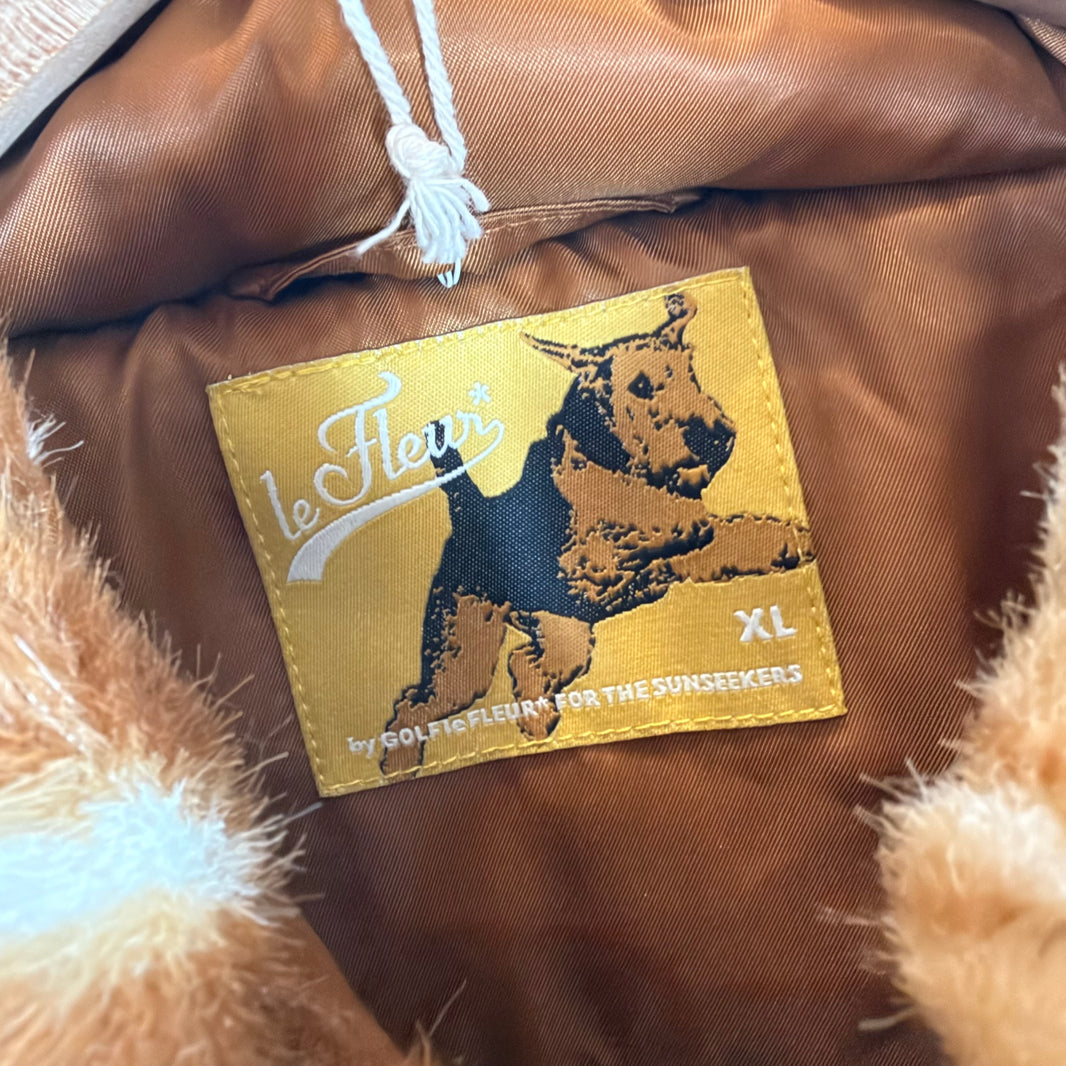 Golf Le Fleur Faux Fur Puffer Jacket
