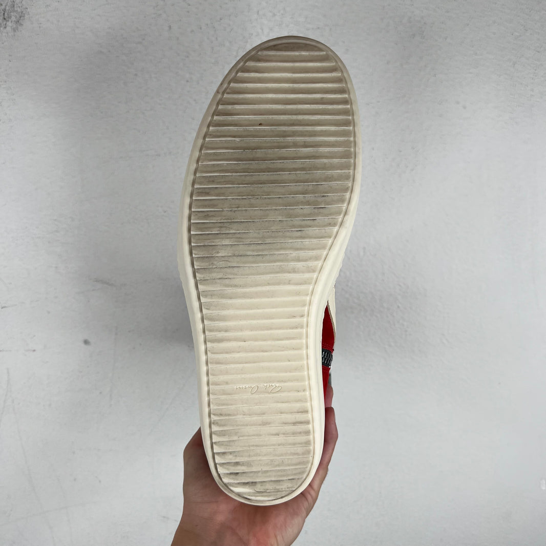 Rick Owens Carnelian Suede Geobaskets