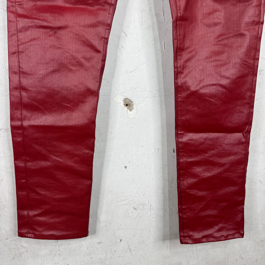 Rick Owens Lido Waxed Tapered Jeans