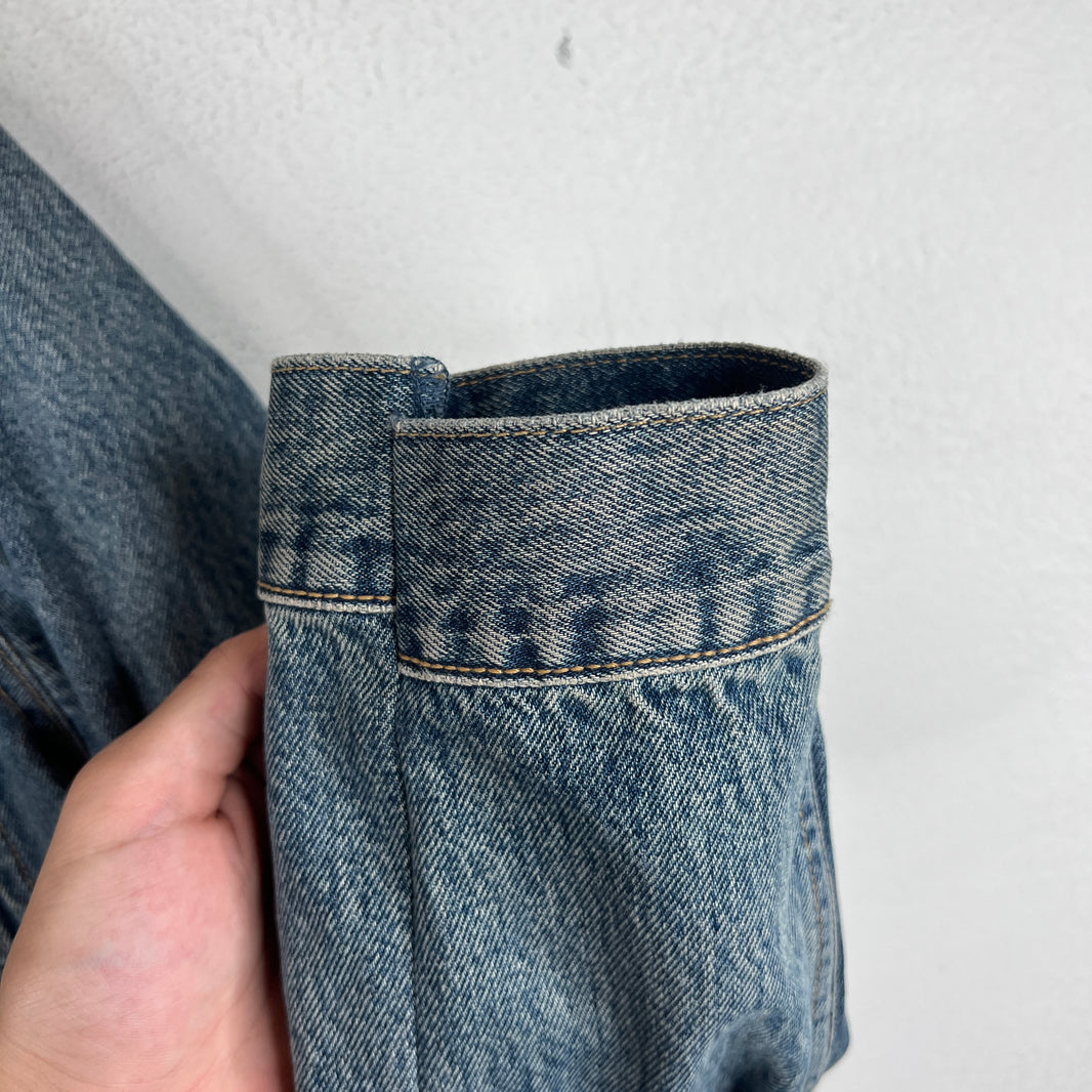 Vetements Levis Rebuilt Cropped Denim Jacket